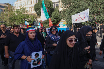 خیابانهای منتهی به مراسم وداع با رهبر شهیدانقلاب