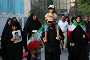 خیابانهای منتهی به مراسم وداع با رهبر شهیدانقلاب