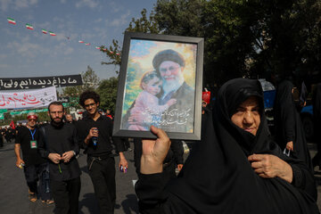 مراسم وداع با رهبر شهید انقلاب
