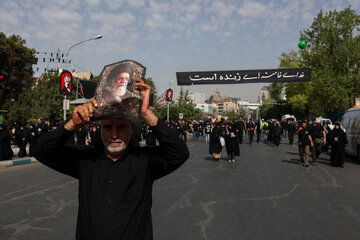 مراسم وداع با رهبر شهید انقلاب