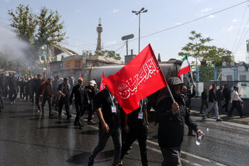 مراسم وداع با رهبر شهید انقلاب