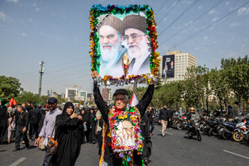 مراسم وداع با رهبر شهید انقلاب - ۵