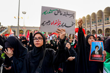 مراسم وداع با رهبر شهید انقلاب