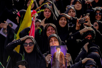 مراسم وداع با رهبر شهید انقلاب