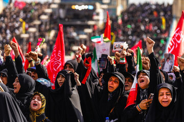 مراسم وداع با رهبر شهید انقلاب