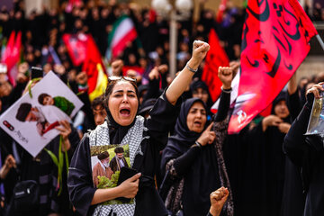 مراسم وداع با رهبر شهید انقلاب