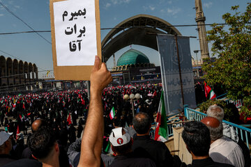 مراسم وداع با رهبر شهید انقلاب