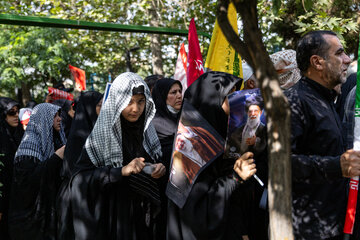 مراسم وداع با رهبر شهید انقلاب