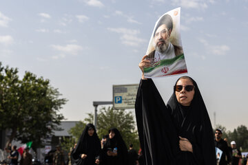مراسم وداع با رهبر شهید انقلاب