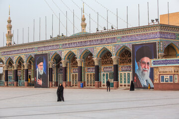 آماده سازی شهر قم پیش از مراسم تشییع رهبر شهید