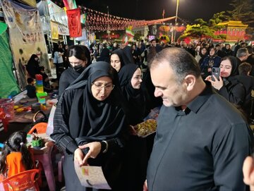 بدرقه‌ای به رنگ کودکانه؛ روایت سه شب همدلی در موکب «دست‌های کوچک، بدرقه بزرگ» ساری