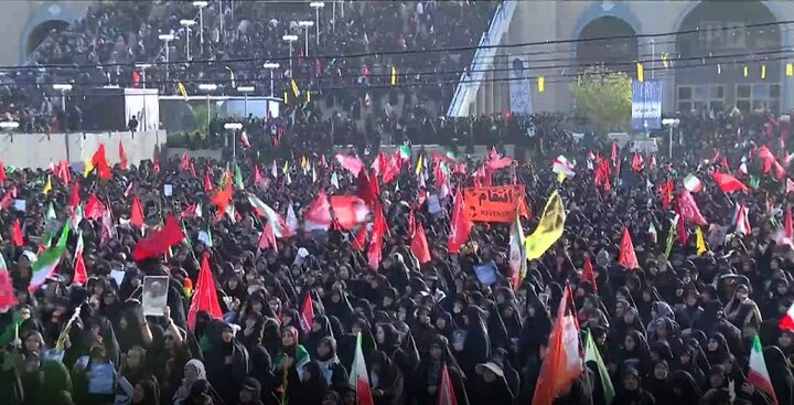 تشییع رهبر شهید انقلاب تیتر یک رسانههای قطر شد