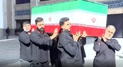 بدرقه میلیونی مردم در مصلی تهران/ آماده‌سازی پیکرهای مطهر شهدا برای اقامه نماز