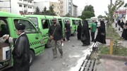 بیش از ۶۰۰۰ زائر آملی به مراسم وداع با رهبر شهید اعزام شدند