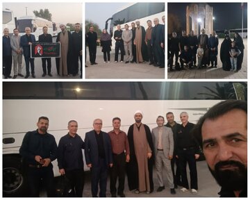 اعزام کاروان جهاددانشگاهی خوزستان به آیین تشییع رهبر شهید