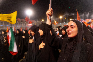 دومین روز مراسم وداع با رهبر شهید انقلاب در مصلای تهران
