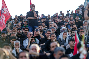 دومین روز مراسم وداع با رهبر شهید انقلاب در مصلای تهران