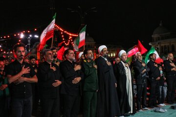 مراسم وداع با رهبر شهید - همدان
