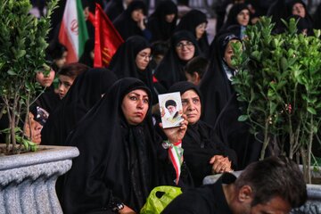 مراسم وداع با رهبر شهید - همدان