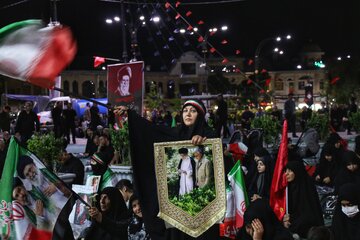 مراسم وداع با رهبر شهید - همدان
