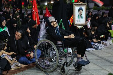 مراسم وداع با رهبر شهید - همدان