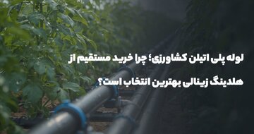 لوله پلی اتیلن کشاورزی؛ خرید مستقیم از هلدینگ زینالی 