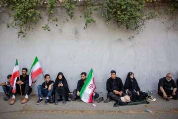 دومین روز مراسم وداع با رهبر شهید انقلاب در مصلای تهران