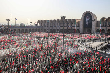 دومین روز مراسم وداع با رهبر شهید انقلاب - مصلای تهران
