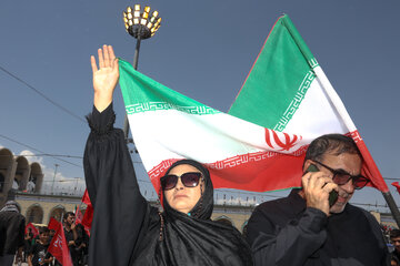 دومین روز مراسم وداع با رهبر شهید انقلاب در مصلای تهران