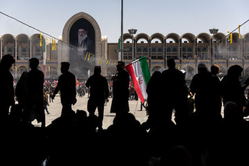 دومین روز مراسم وداع با رهبر شهید انقلاب در مصلای تهران