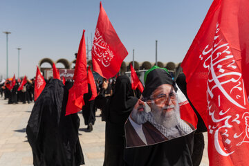 دومین روز مراسم وداع با رهبر شهید انقلاب در مصلای تهران