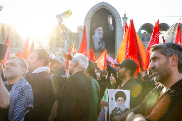 دومین روز مراسم وداع با رهبر شهید انقلاب در مصلای تهران -۴
