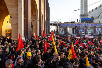 دومین روز مراسم وداع با رهبر شهید انقلاب در مصلای تهران -۴