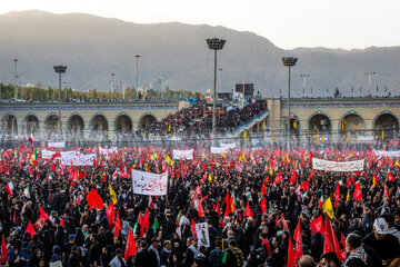 دومین روز مراسم وداع با رهبر شهید انقلاب در مصلای تهران -۴