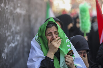 دومین روز مراسم وداع با رهبر شهید انقلاب در مصلای تهران