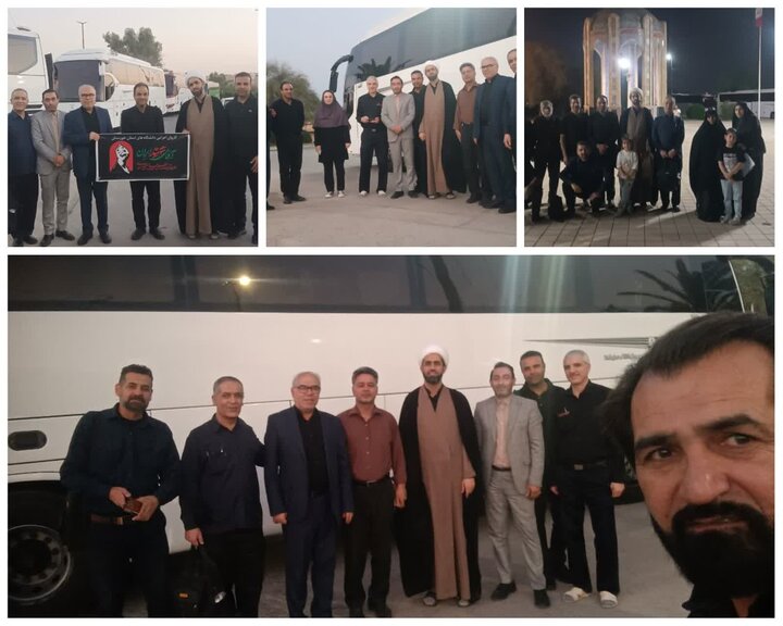 اعزام کاروان جهاددانشگاهی خوزستان به آیین تشییع رهبر شهید
