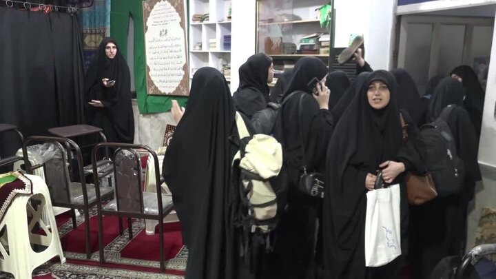 دانشجویان مازندرانی در مسیر بدرقه رهبر شهید انقلاب
