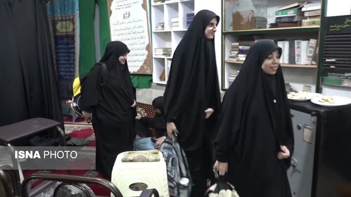 دانشجویان مازندرانی در مسیر بدرقه رهبر شهید انقلاب