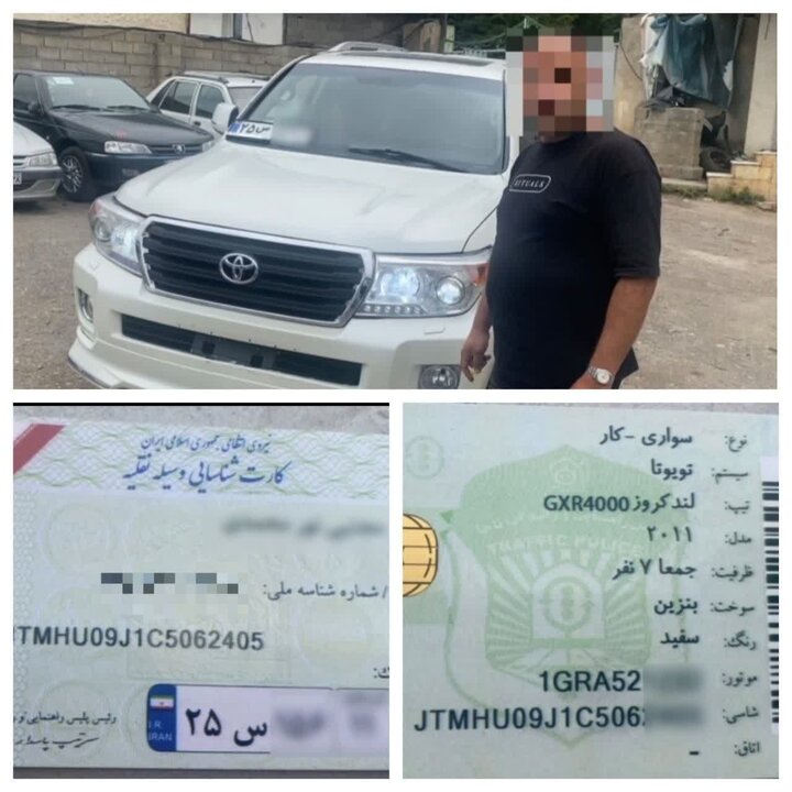 رئیس پلیس راه خبرداد: کشف خودروی «قاچاق» با هوشیاری پلیس راه در محور کندوان
