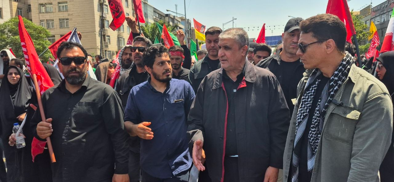 حضور اسلامی در جمع خادمان موکب سازمان انرژی اتمی