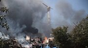انتشار دود سمی در یک منطقه‌ صنعتی در شمال یونان