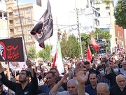 مراسم باشکوه عزاداری مردم ایلام در رثای «آقای شهید ایران»