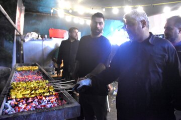 حال و هوای اربعینی اطرف تهران پیش از مراسم تشییع رهبر شهید