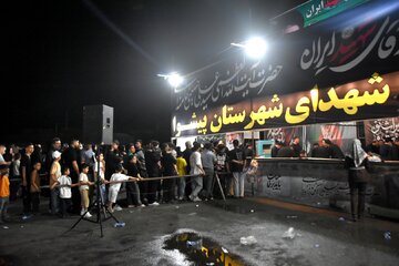 حال و هوای اربعینی اطرف تهران پیش از مراسم تشییع رهبر شهید