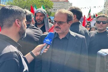خدائیان: حضور میلیونی مردم گواهی ملموس و باشکوه بر پیوند ناگسستنی میان رهبری و ملت است