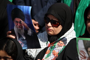 اجتماع بزرگ مردم کوهدشت در خونخواهی رهبر شهید