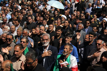اجتماع بزرگ مردم کوهدشت در خونخواهی رهبر شهید