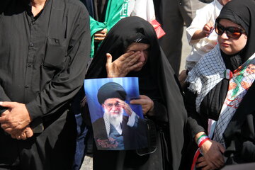 اجتماع بزرگ مردم کوهدشت در خونخواهی رهبر شهید