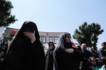 مراسم جاماندگان تشییع رهبر شهید - تبریز