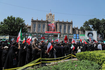 مراسم جاماندگان تشییع رهبر شهید - تبریز